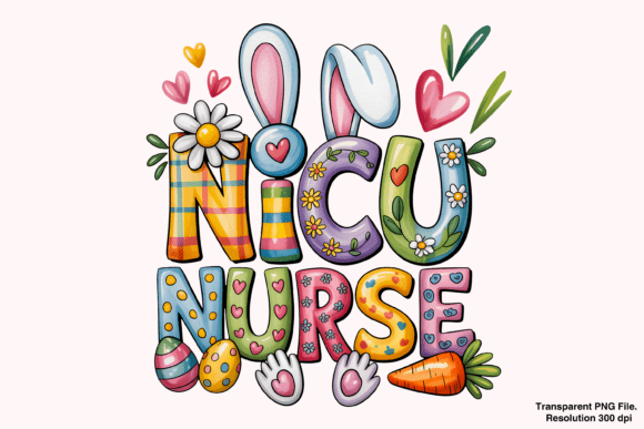 Creating Meaningful Easter Designs with a NICU Nurse PNG