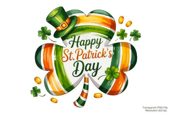 Elevate Your St. Patrick's Day Creations with a Premium Happy St. Patrick's Day PNG