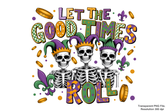 Elevating Your Creative Workflow with Mardi Gras Skeletons PNG and Carnival Design