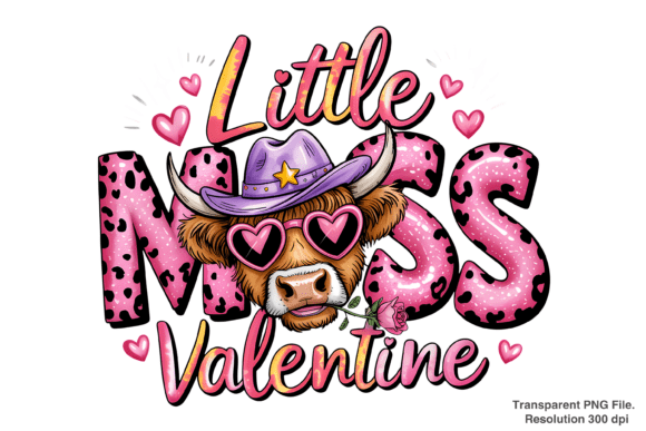 Elevating Your Designs with Little Miss Valentine PNG and Western PNG Assets