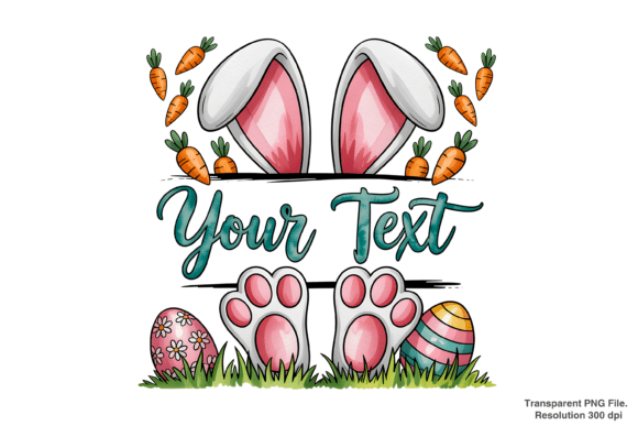 Evaluating the Easter Bunny Name Frame PNG for Seasonal Projects