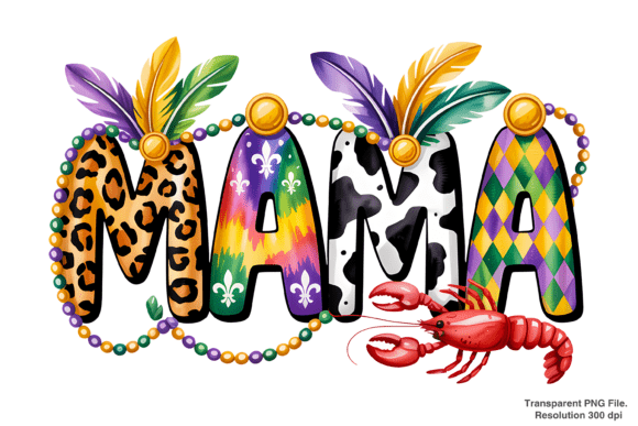 Maximizing Creative Projects with the Mama Mardi Gras PNG Asset