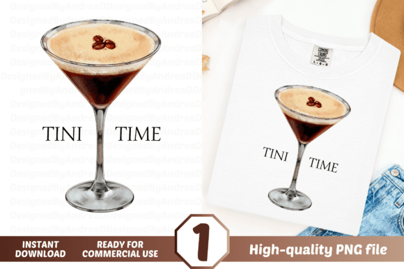 Tini Time, Expresso Martini: A Creative Spark for Modern Sublimation Design